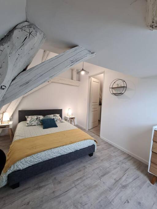 Centre Ville 3 Pieces Envoutant Sous Combles 40M² Joigny Kültér fotó